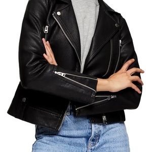 Topshop faux leather jacket *BNWT*